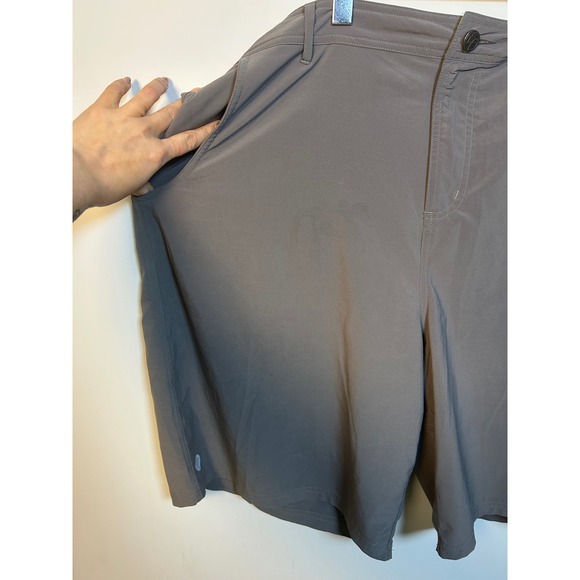 FREE FLY Mens Gray Quick Dry Performance Outdoor Shorts Size 42 - Picture 3 of 9